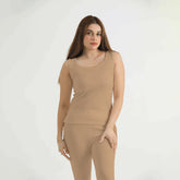 Thermal Sleeve Less Shirt-Skin
